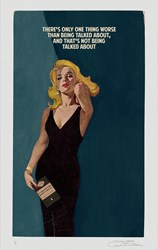 There's Only One Thing Worse by The Connor Brothers - Silkscreen Limited Edition sized 30x47 inches. Available from Whitewall Galleries