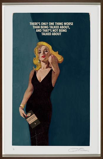 There's Only One Thing Worse by The Connor Brothers - Framed Silkscreen Limited Edition